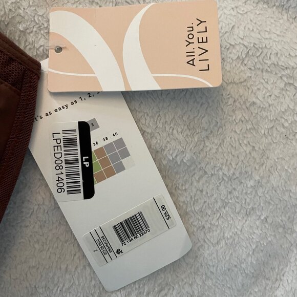 NWT Lively Bralette Brown Size 2 Bra New With Tags Minimalist 34 36 D DD DDD - Picture 2 of 5